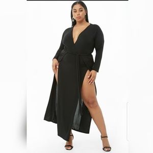 Surplice Tulip hem dress
